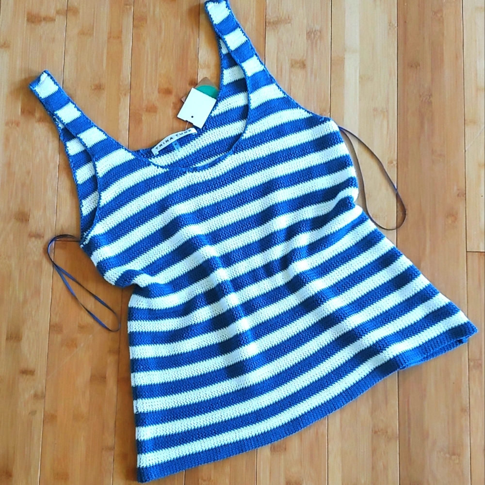 NWT Trina Turk knit sweater tank M